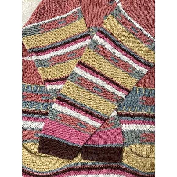 Country Shop novelty pullover sweater Southwest Theme Cactus Horses M/L - Picture 6 of 9